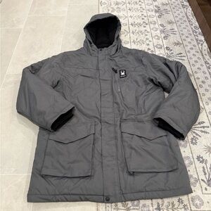 Men's Insulated Gray Ski/Snowboard Jacket
